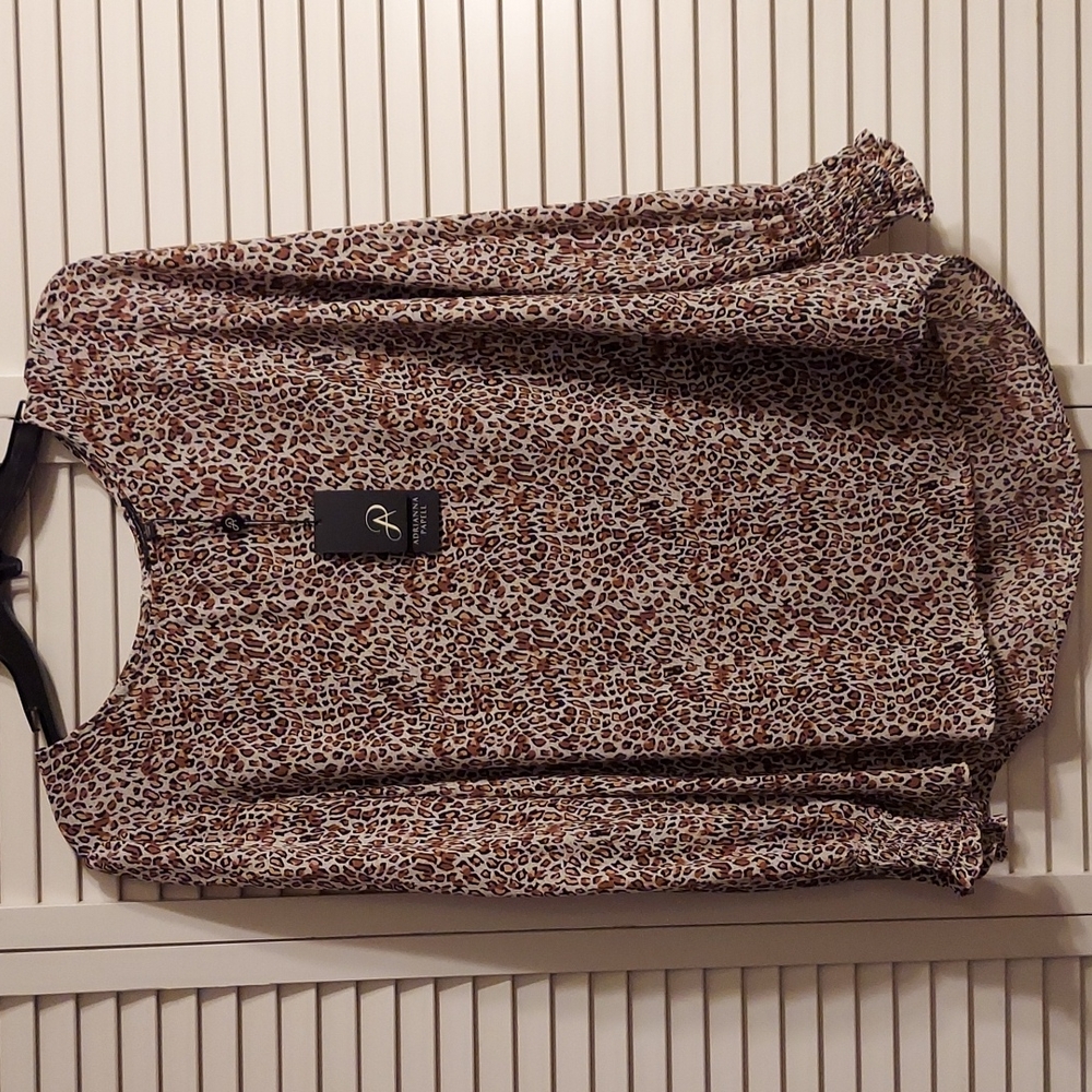 Adrianna Papell blouse size L